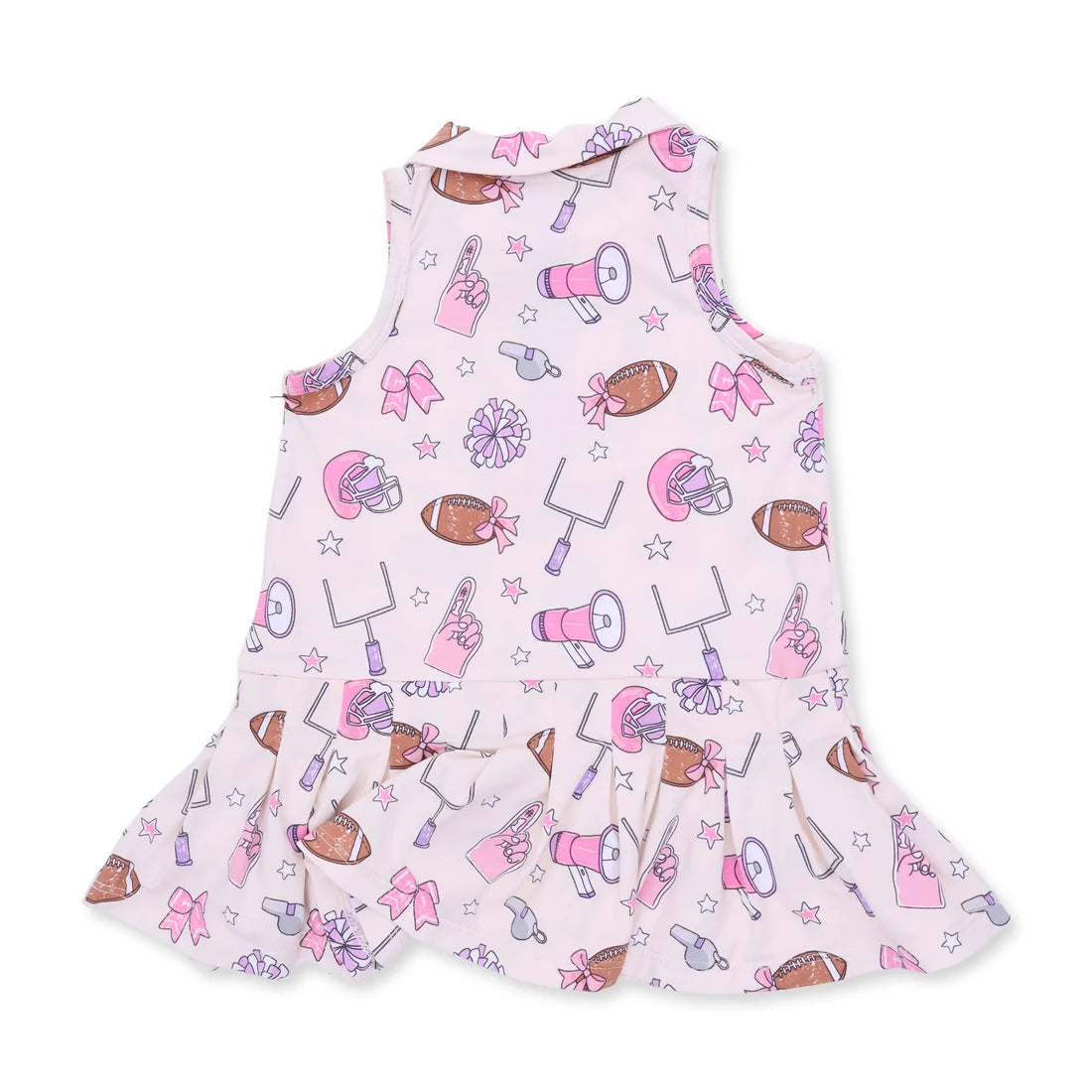 Football Cheer - Polo Tennis Dress with Cartwheel Short