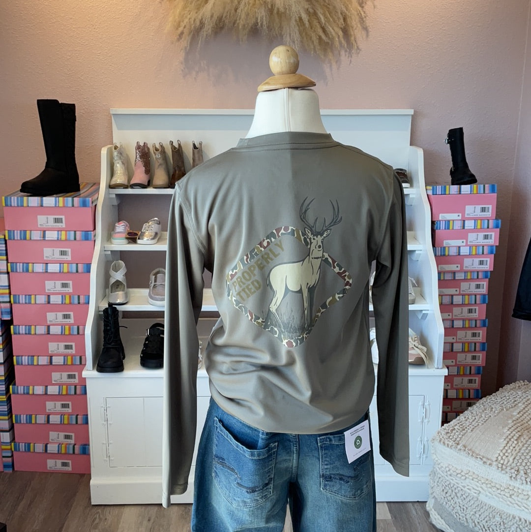 LS WHITETAIL DEER TAN