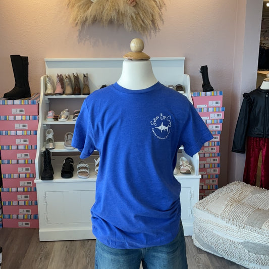 Little Lures Short Sleeve Tee Marine Blue