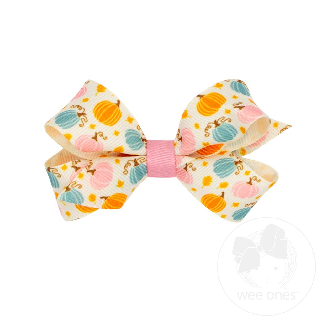 Mini GG Harvest Print Bow