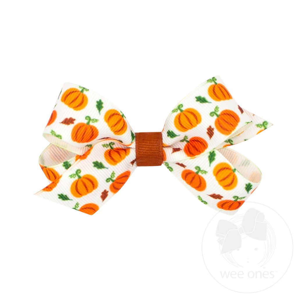 Mini GG Harvest Print Bow