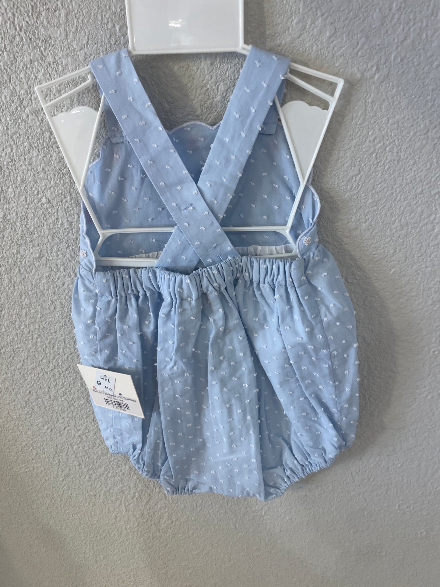 Berry Wedgewood Sunsuit