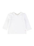 White Peter Pan Collar LS Top