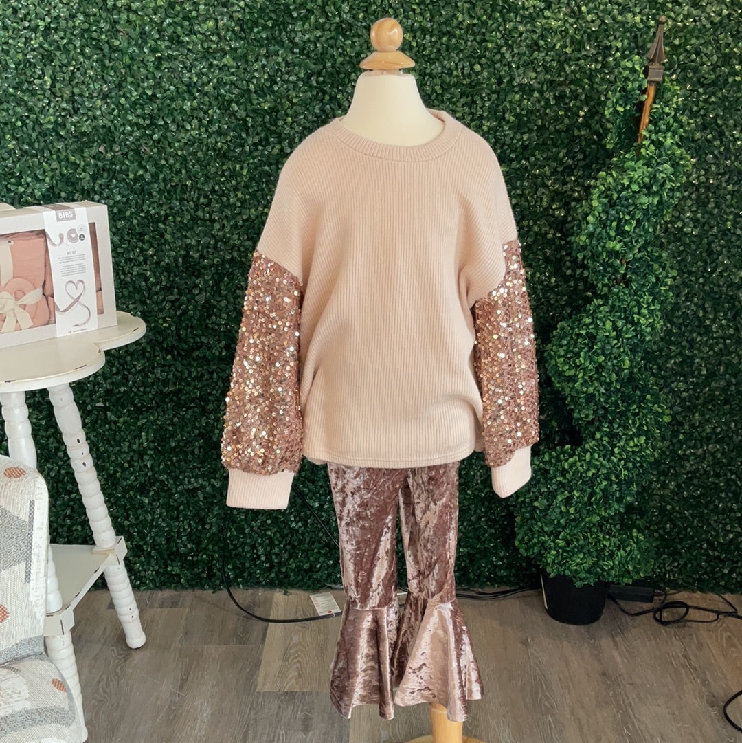 ROSE GOLD SINGLE BELL LEGGING