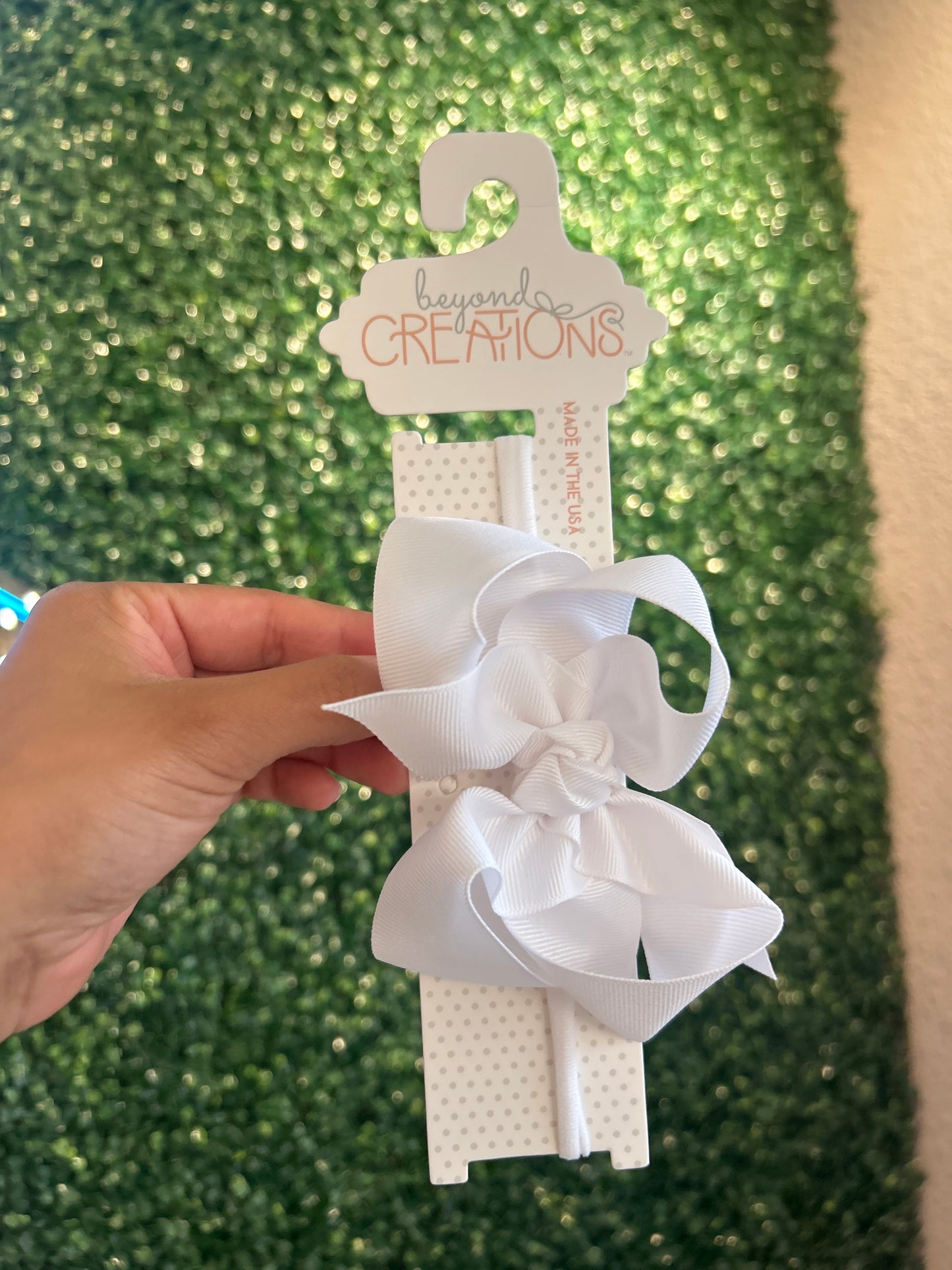 Pantyhose Headband W/ 4.5" Large Bow