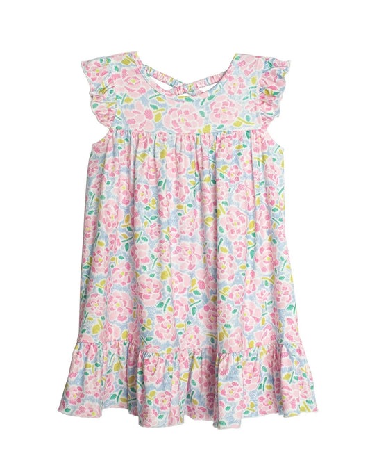 PINK SCRIBBLE DRESS