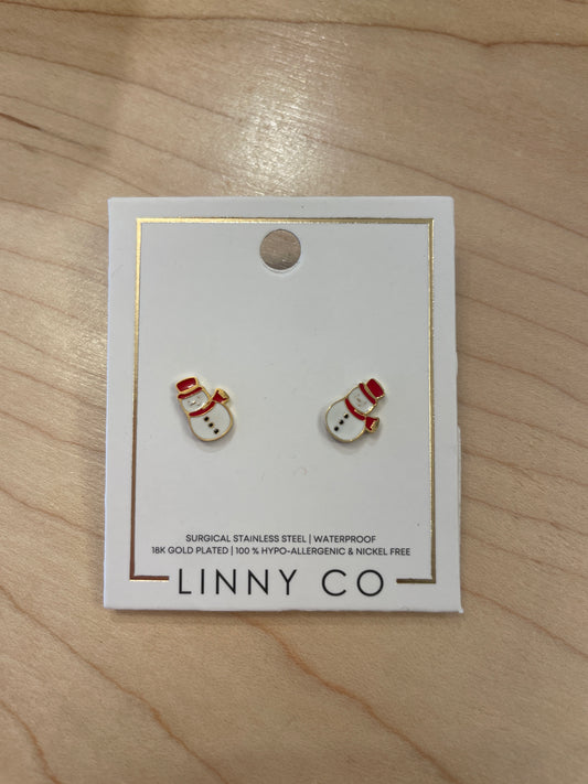 Frosty Snowman Earrings
