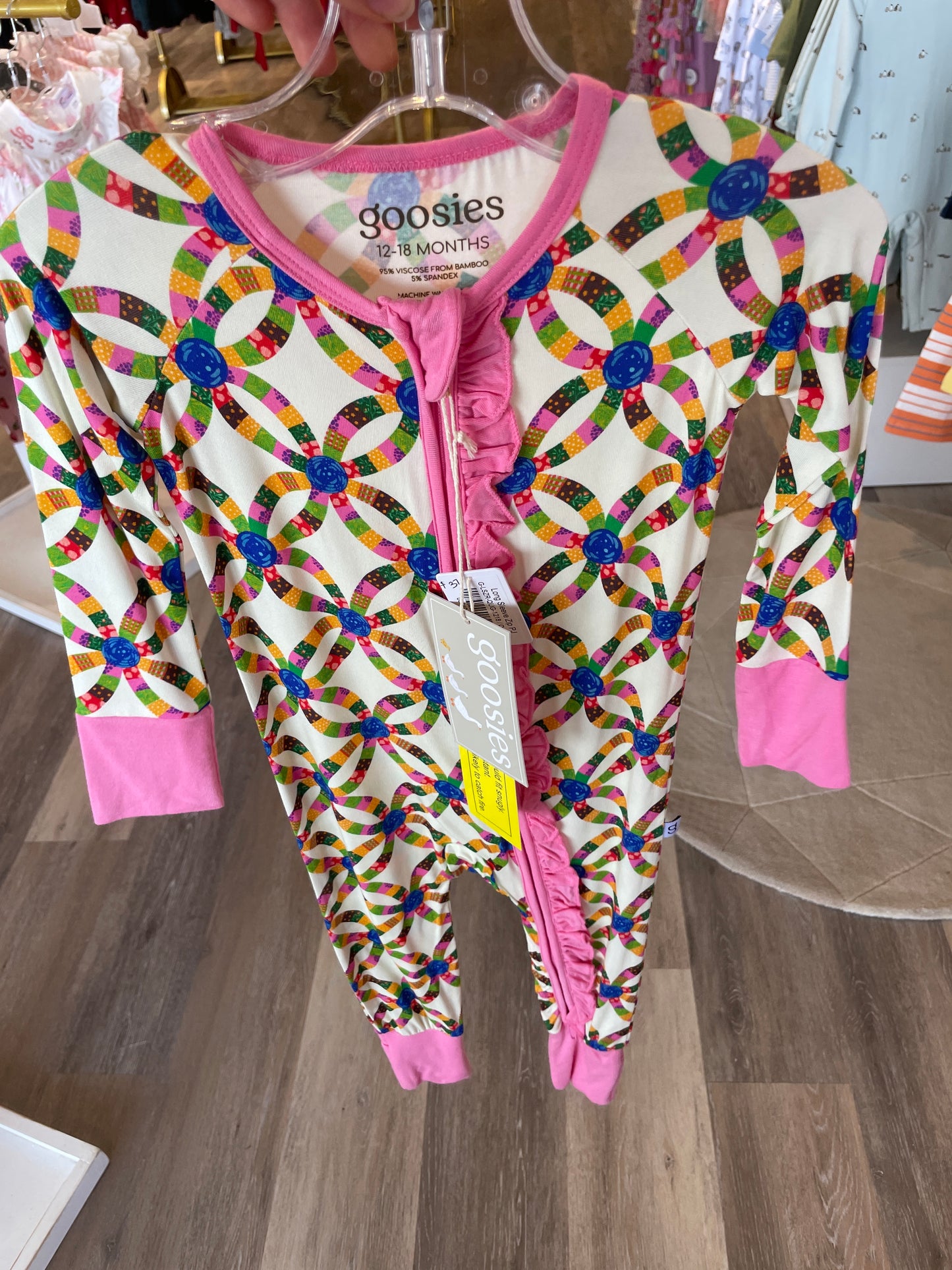 Quilt Long Sleeve Zip PJ