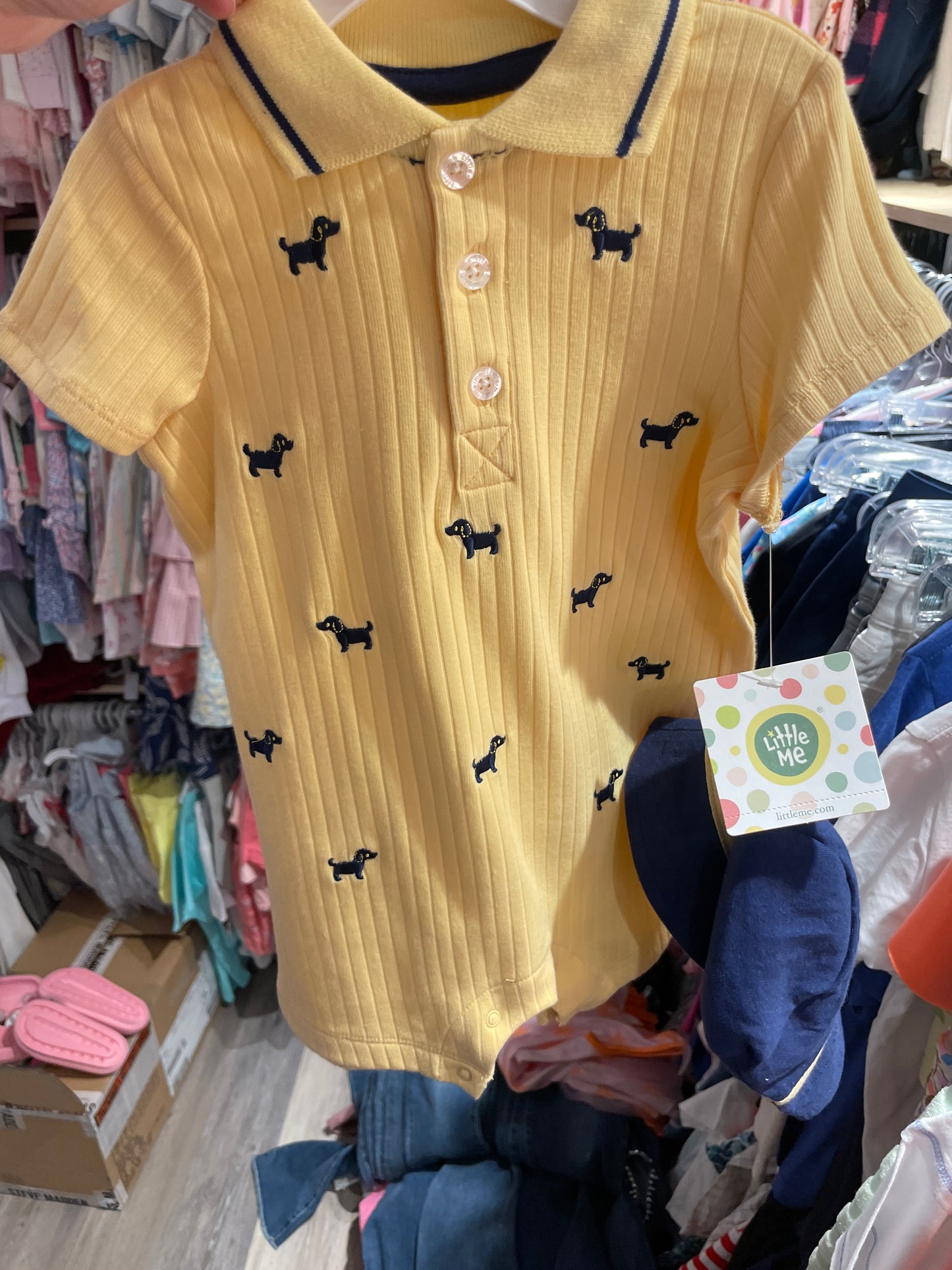 PUPPIES ROMPER W/ HAT