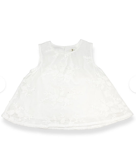 Floral Embroidery Cotton blouse