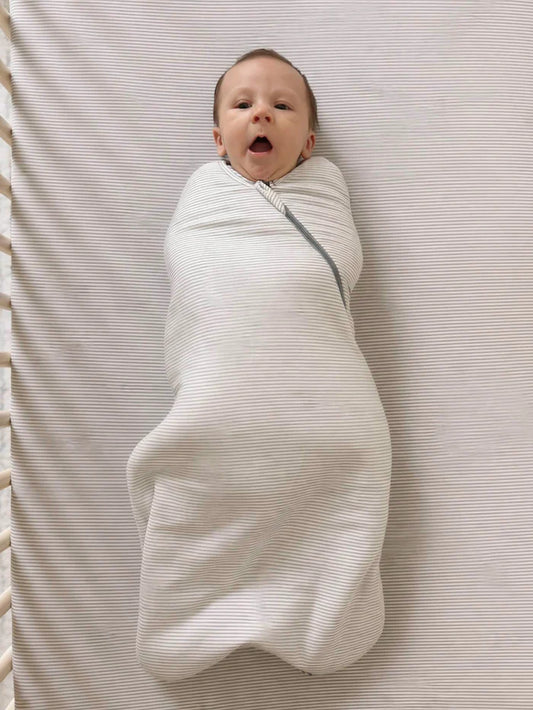 Swaddle Sleep Sack| Blue Stripe