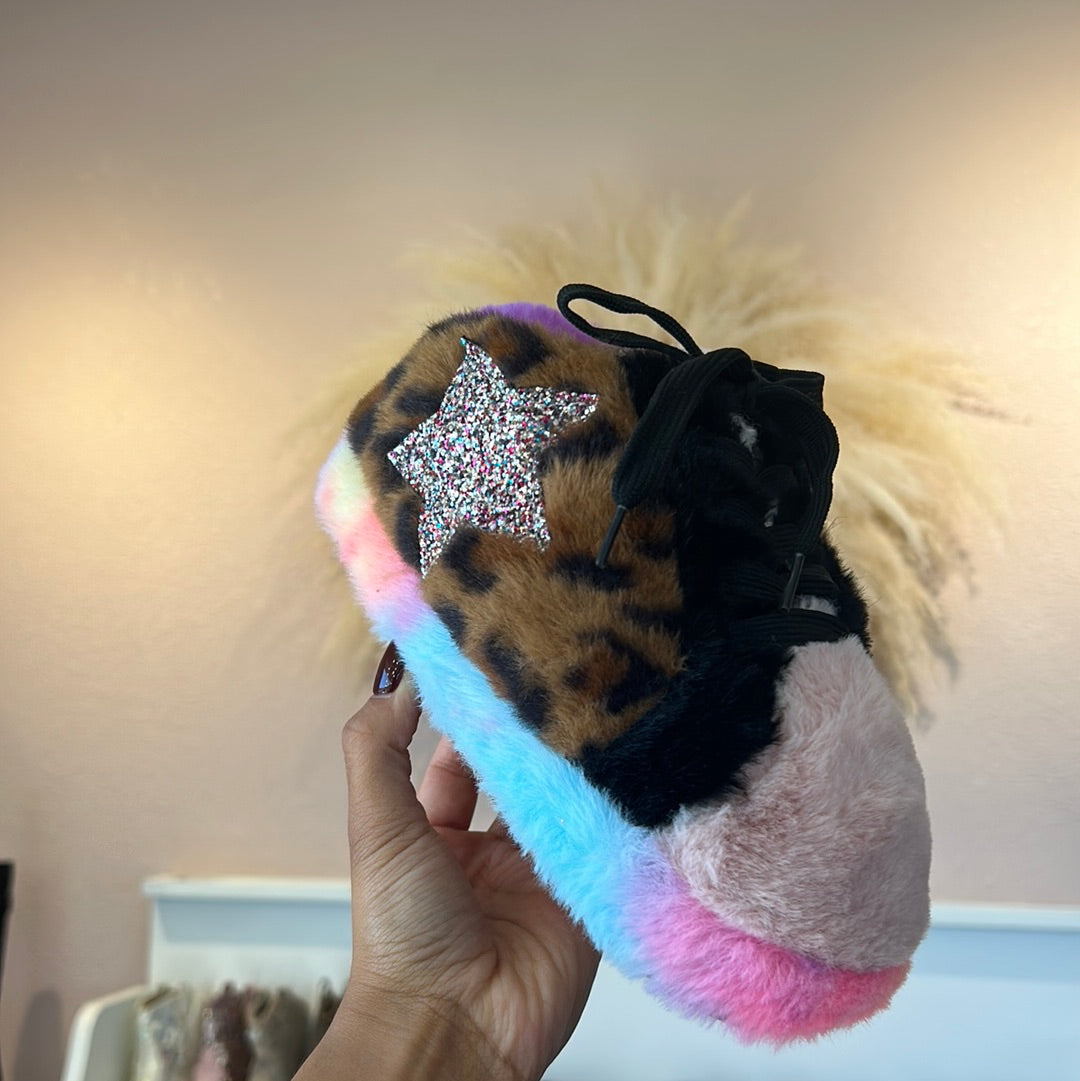 JTARA MULTICOLOR HOUSE SHOES
