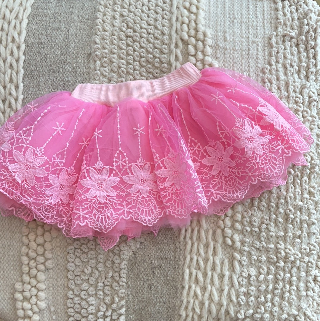 Chiffon Lace Skirt