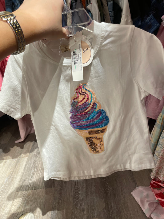 ROUND NK ICE CREAM PATCH TEE
