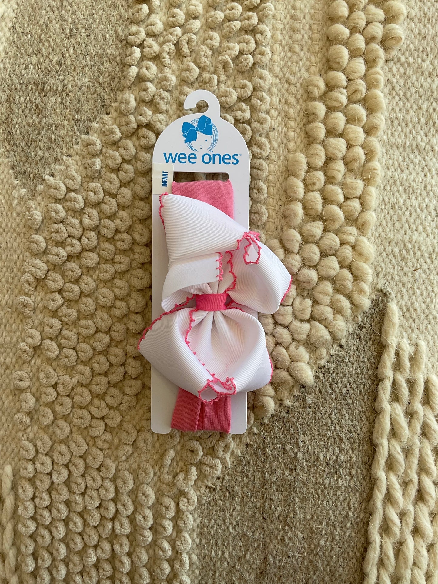 King Moonstitch Bow on Jersey Headband