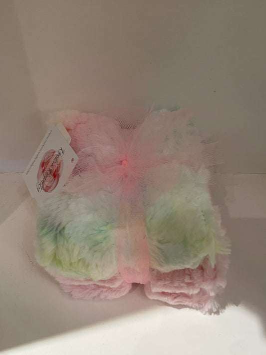 Cotton Candy Burp Cloth set