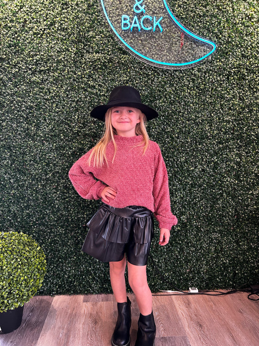 ROSE SHIMMER SWEATER