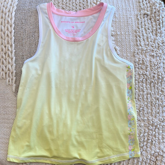 Floral Active Tank