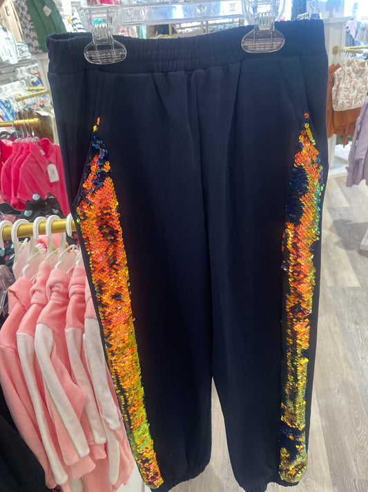 Flip Sequin Side Jogger Pants