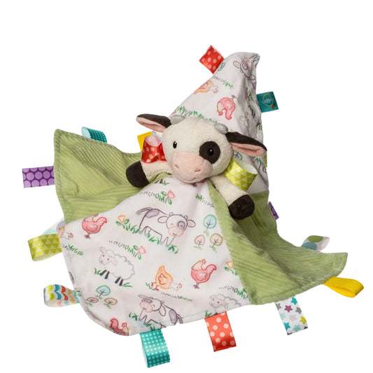 Taggies Buttercup Cow Character Blanket