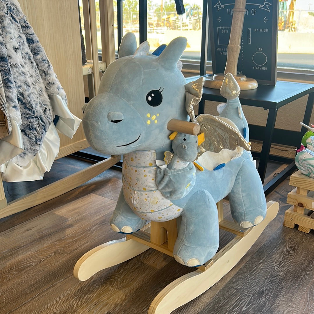 Dragon rocker with friend