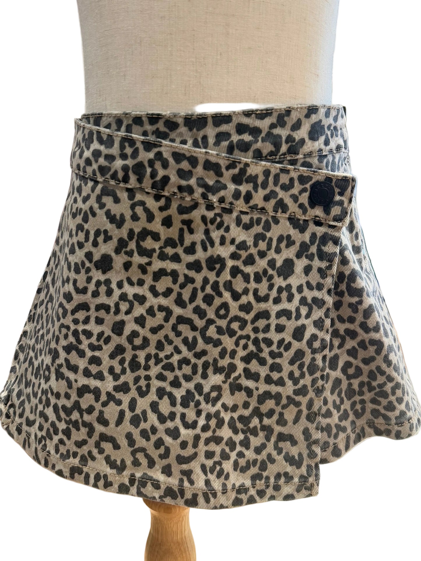 Leopard Print Skort