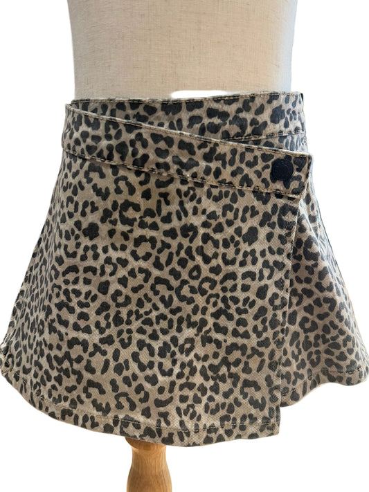 Leopard Print Skort