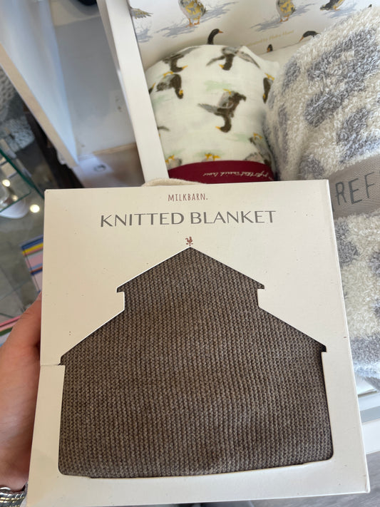 Knitted Blanket Caramel