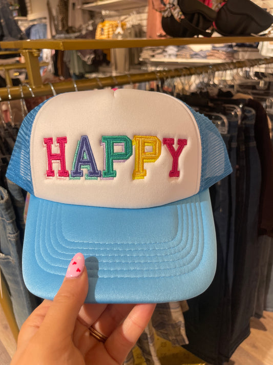 Happy Trucker Hat