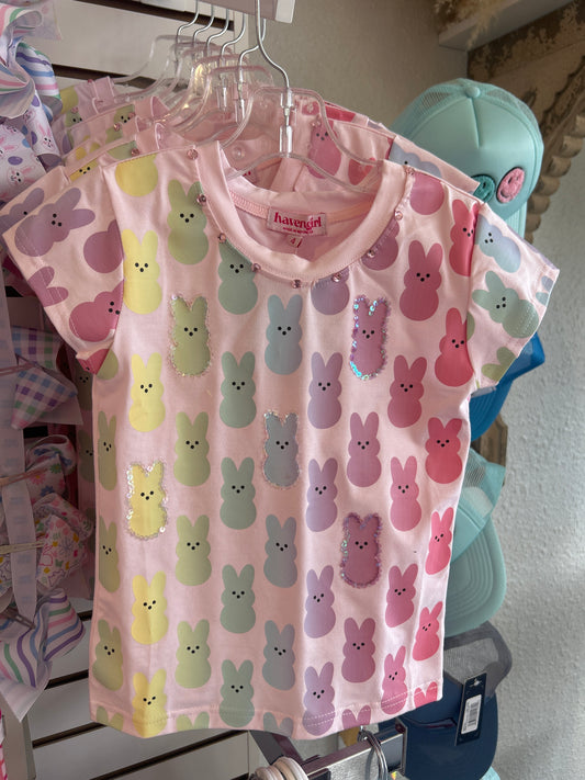 Multi Bunny Cap Tee