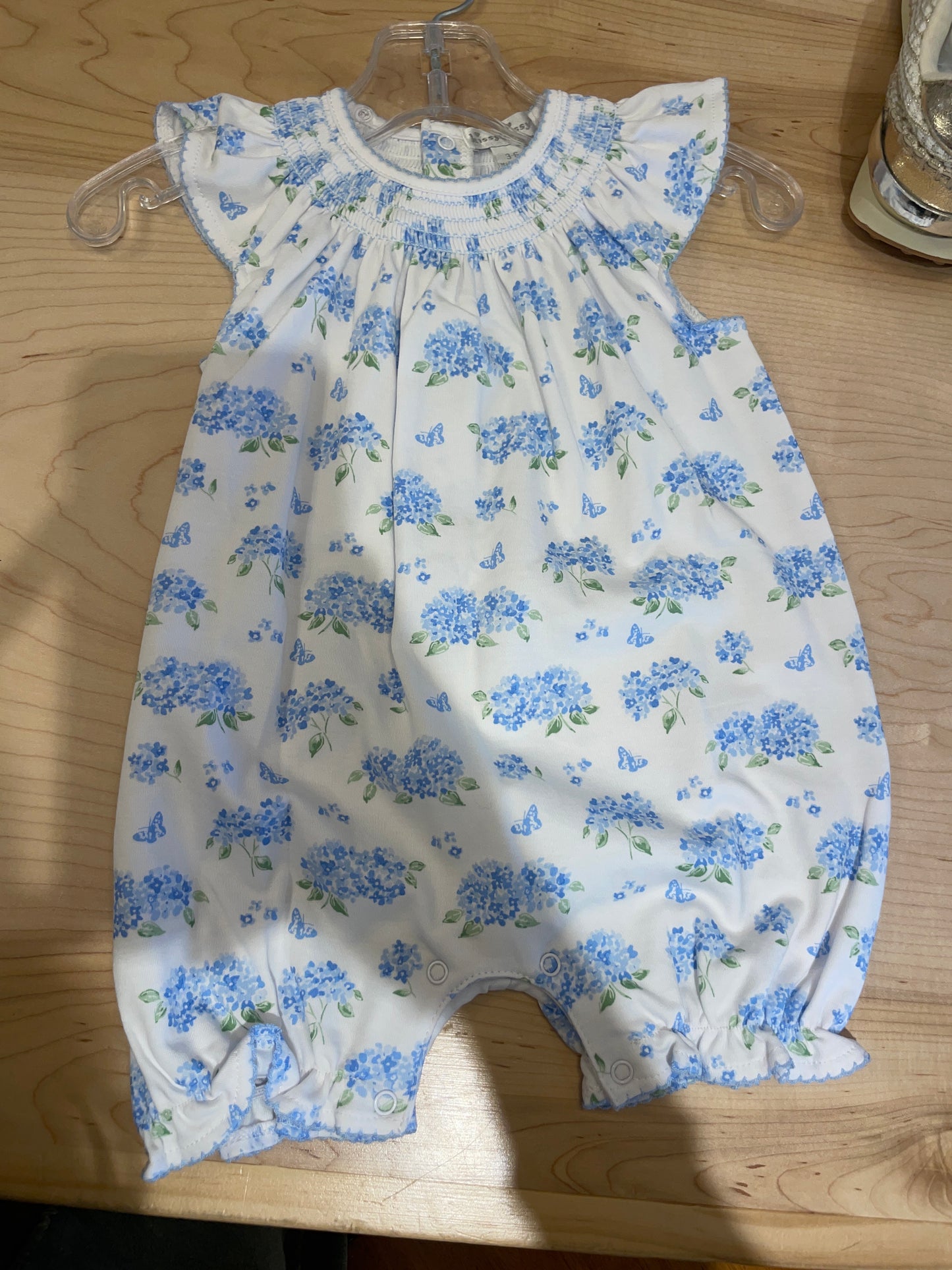 Heavenly Hydrangeas Short Playsuit