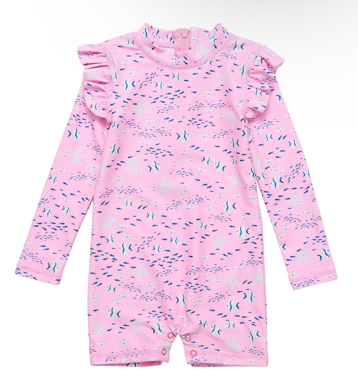 PINK SEA LS SUNSUIT