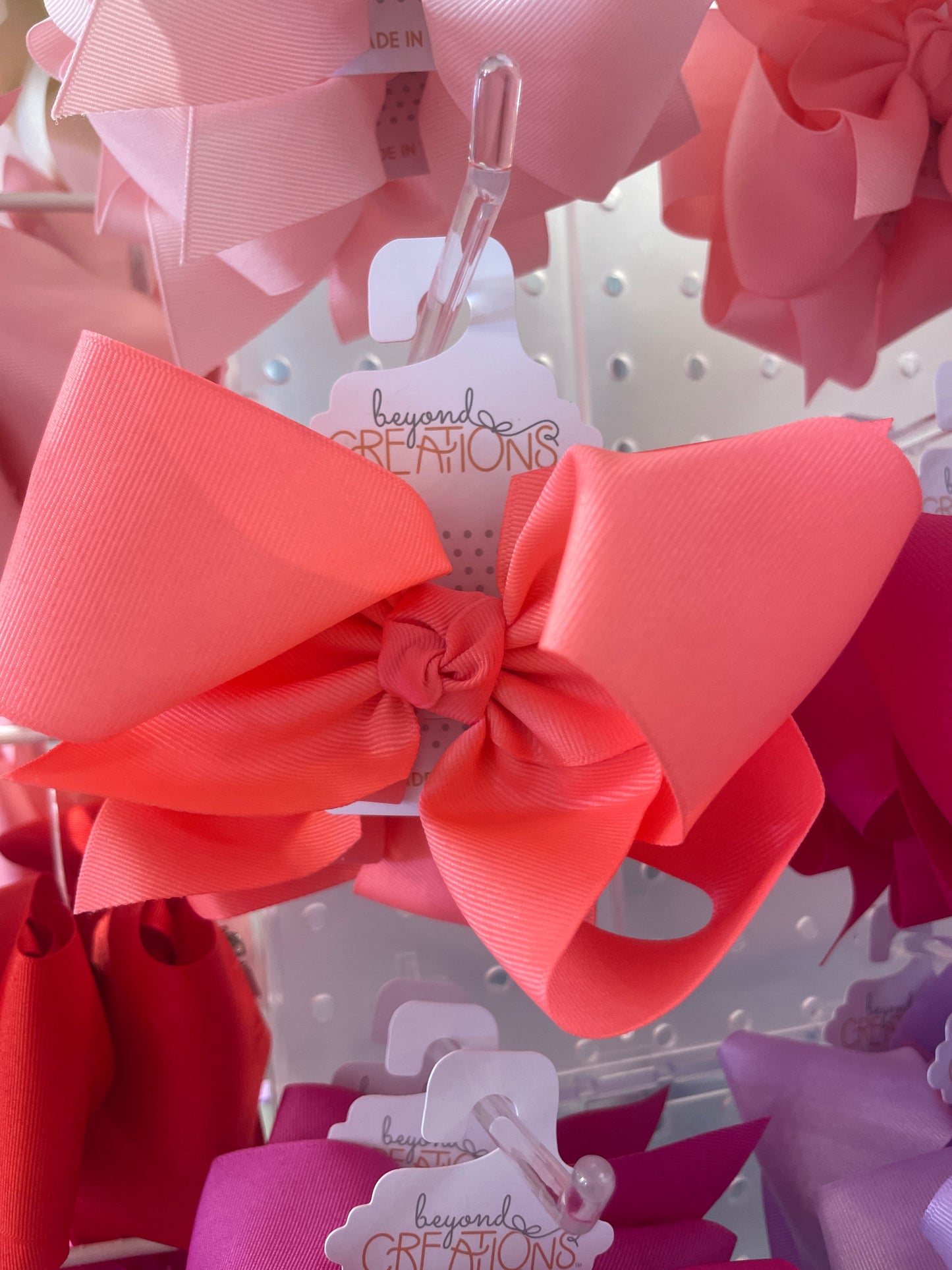 Huge Grosgrain Bow W Knot med alligator clip