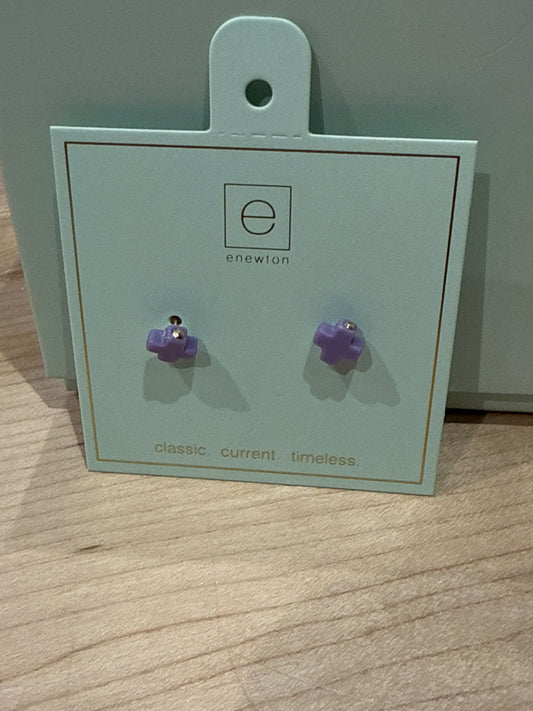 Signatuare Cross Stud Earrings