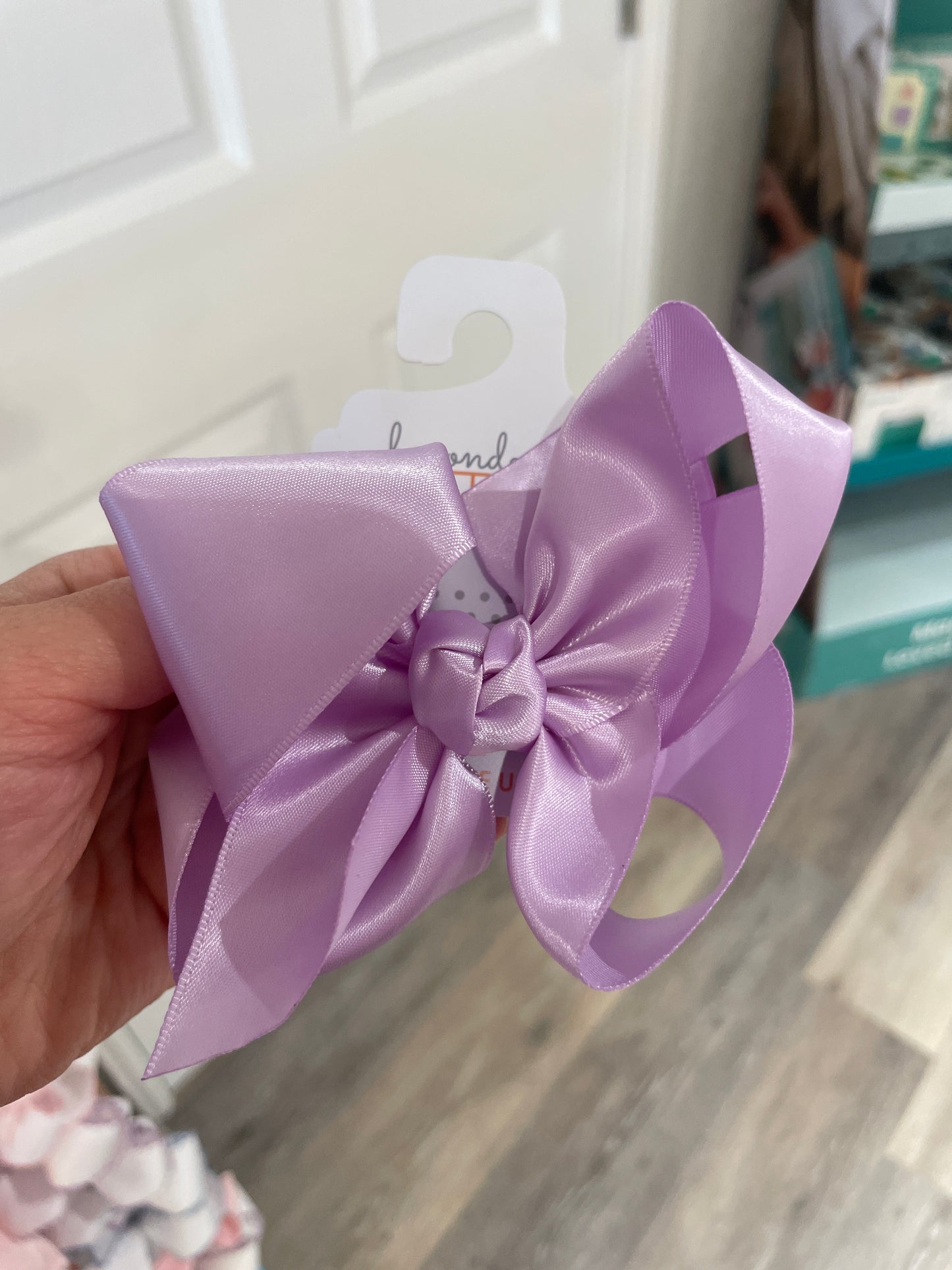 4.5" Large Satin Bow W/ Alligator Clip
