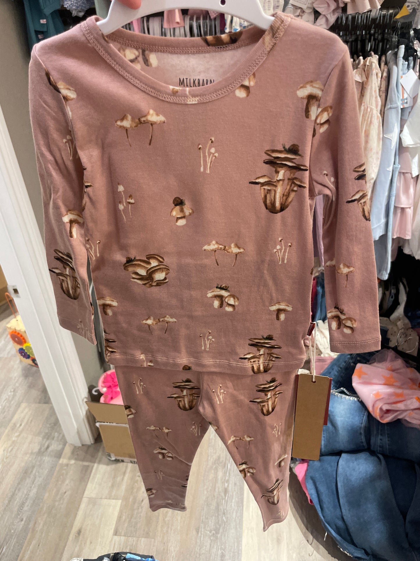 Organic Cotton Mushroom Pajama Set