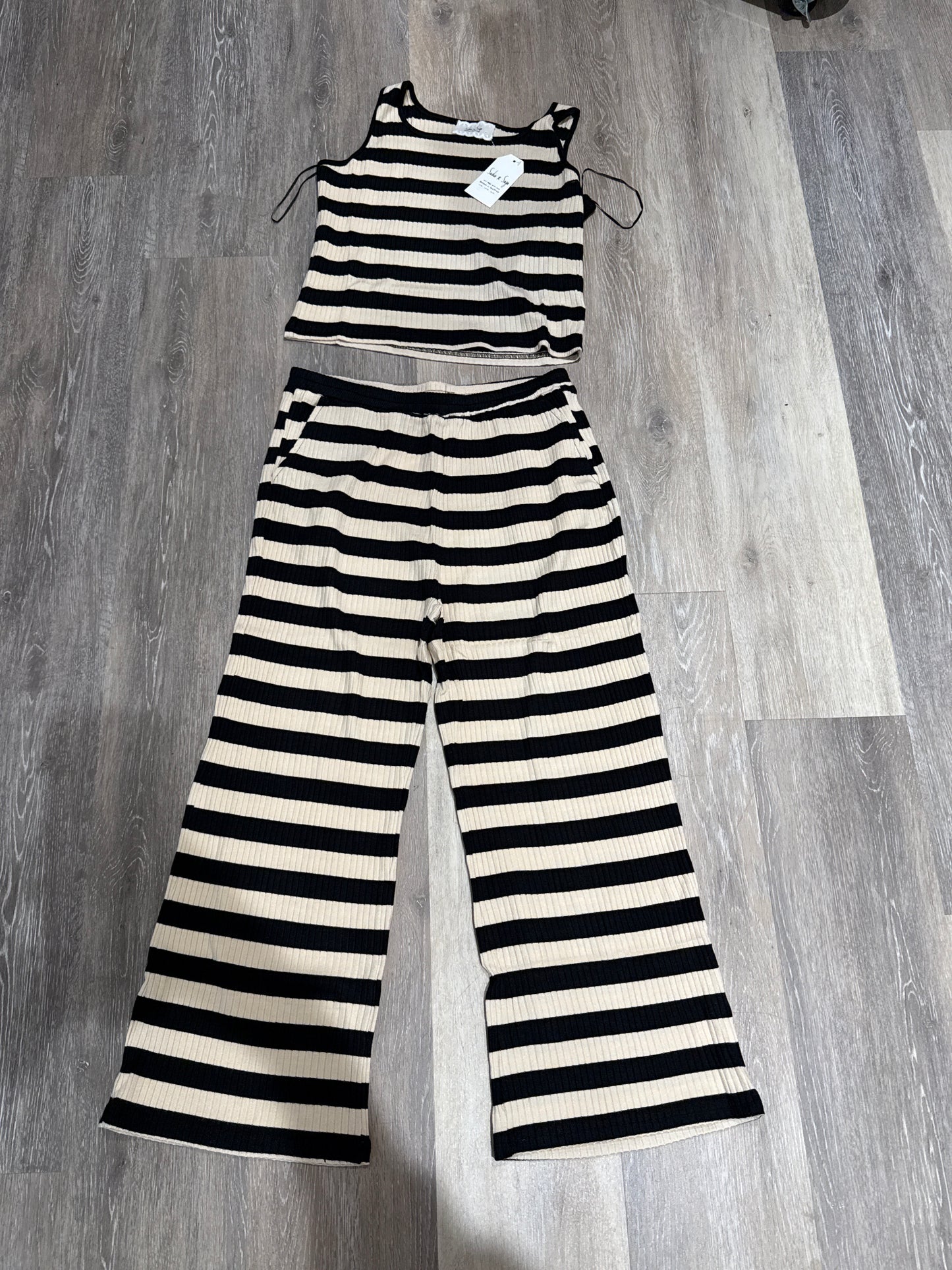 Soul Sisters Striped Knit Pant set