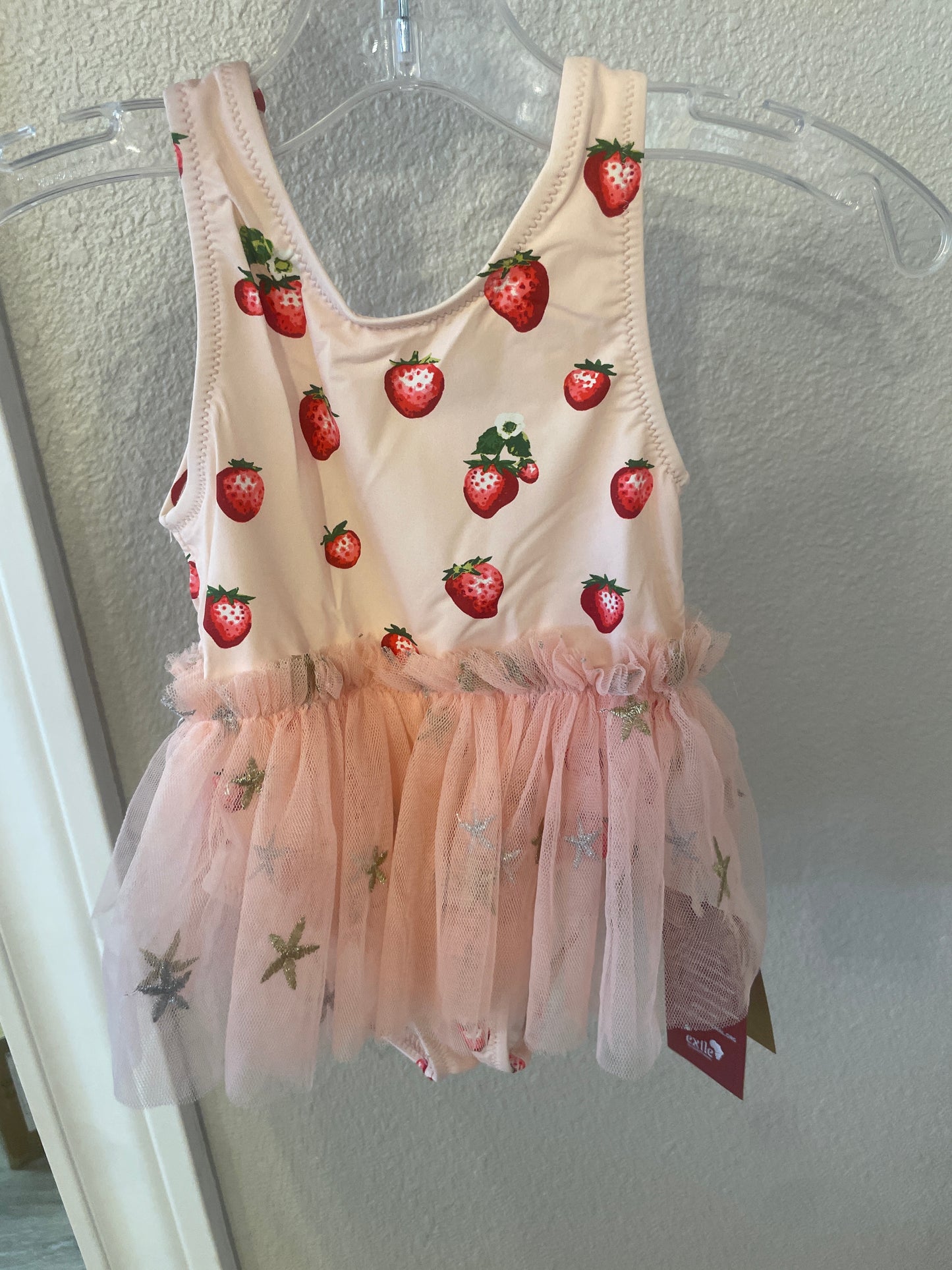 Ballet Skirt Swimsuit Strawberry
