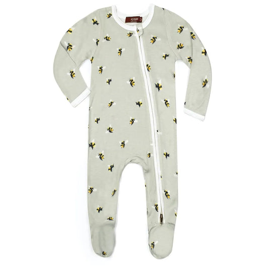 Bumblebee Organic Footed Romper