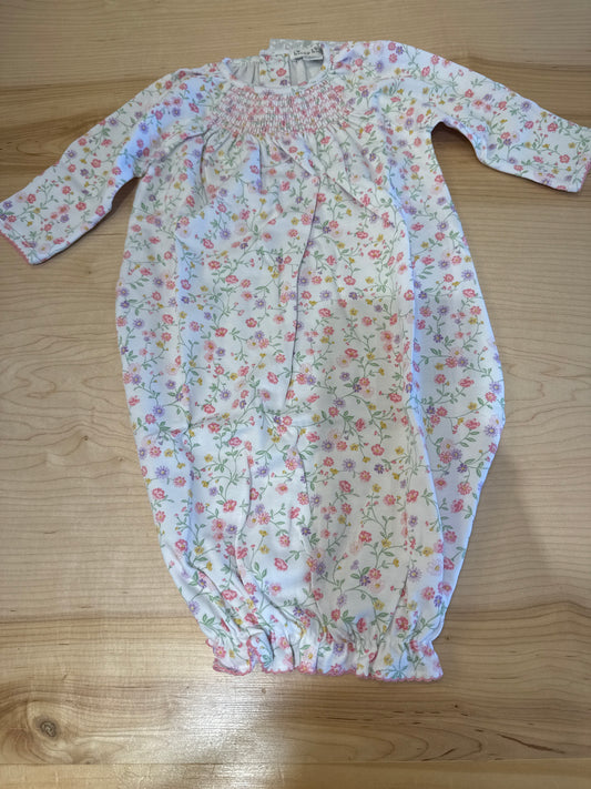Floral Smocked Gown