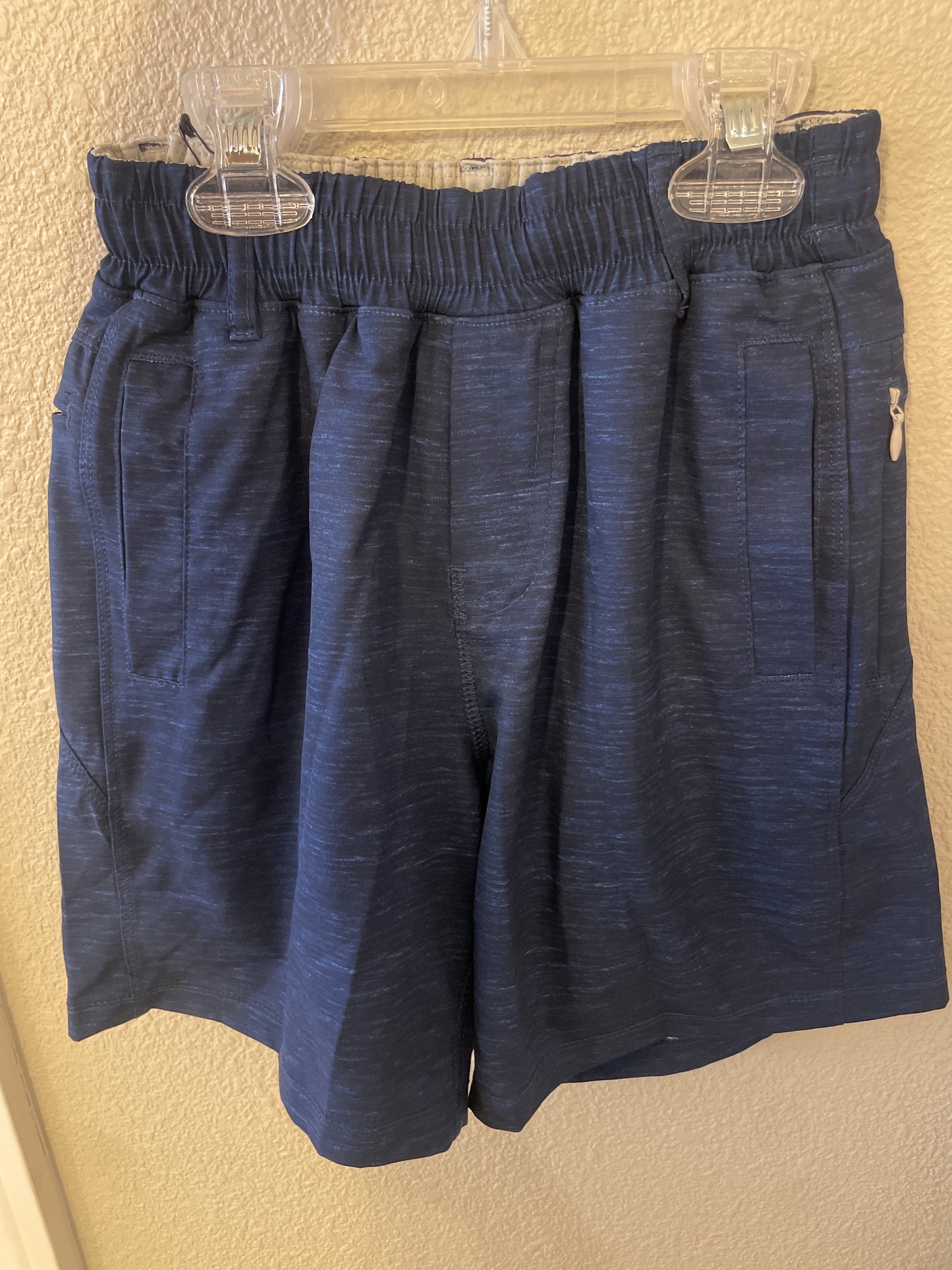 Navy Heather FB shorts