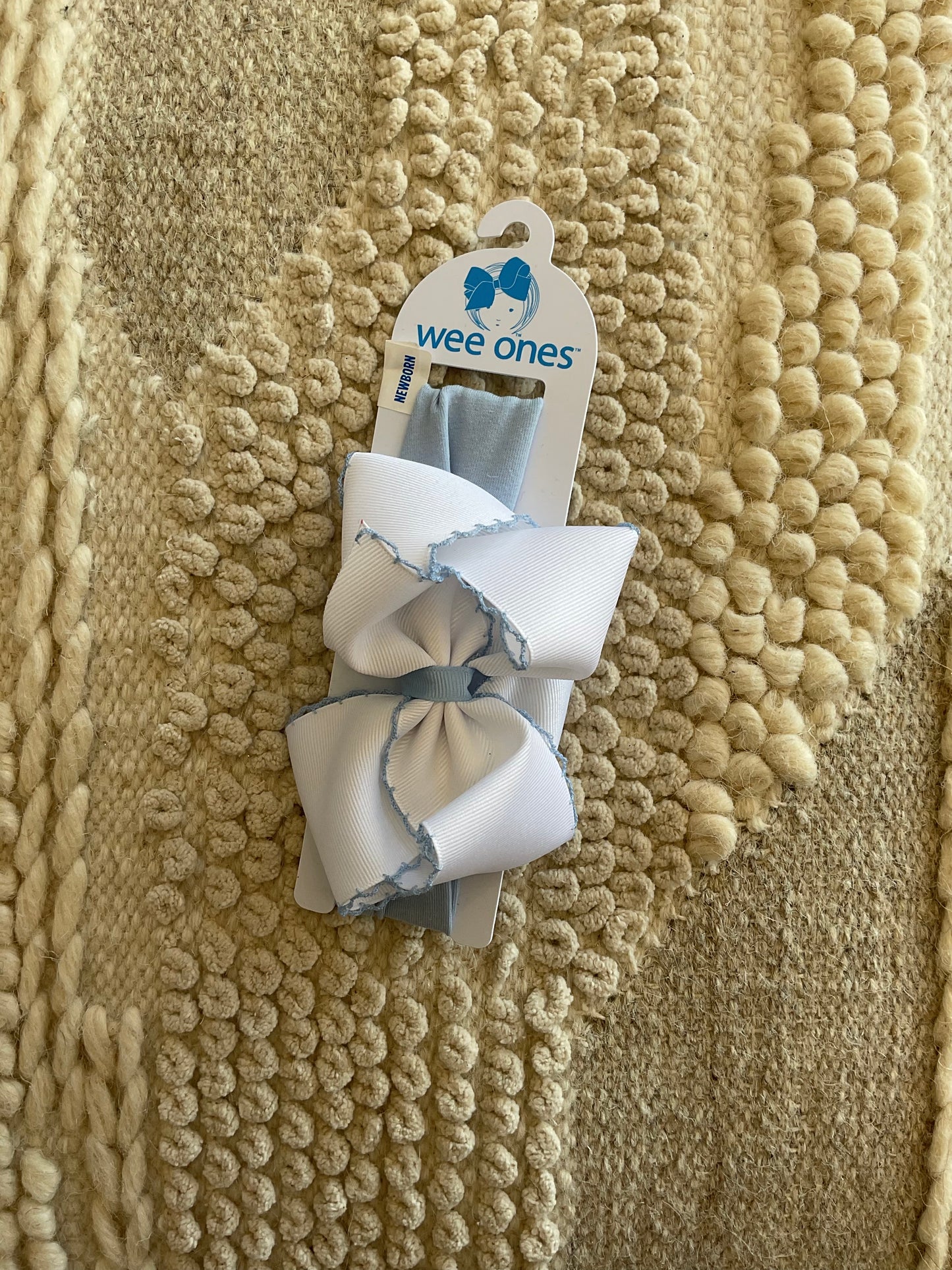 King Moonstitch Bow on Jersey Headband