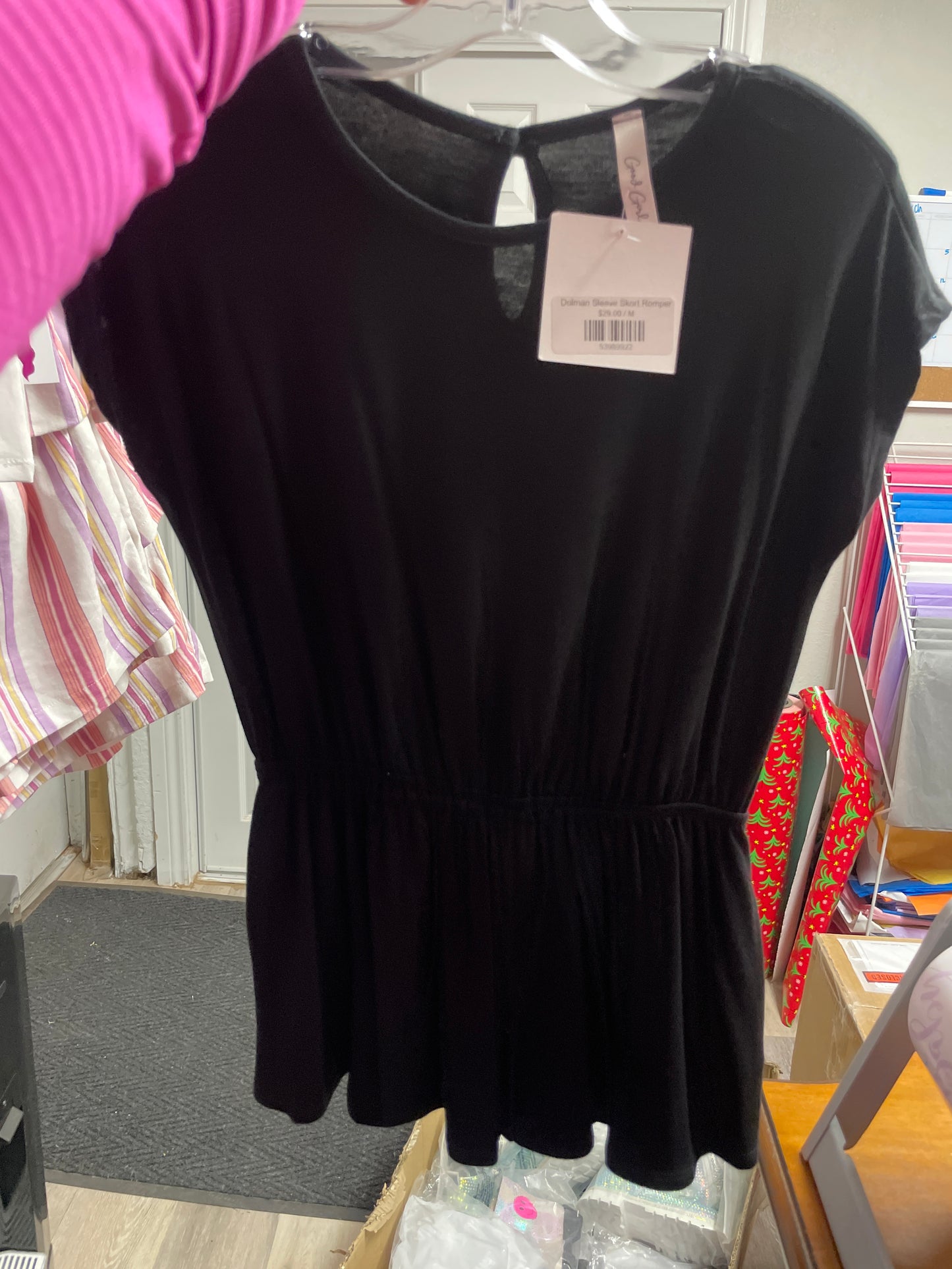Dolman Sleeve Skort Romper