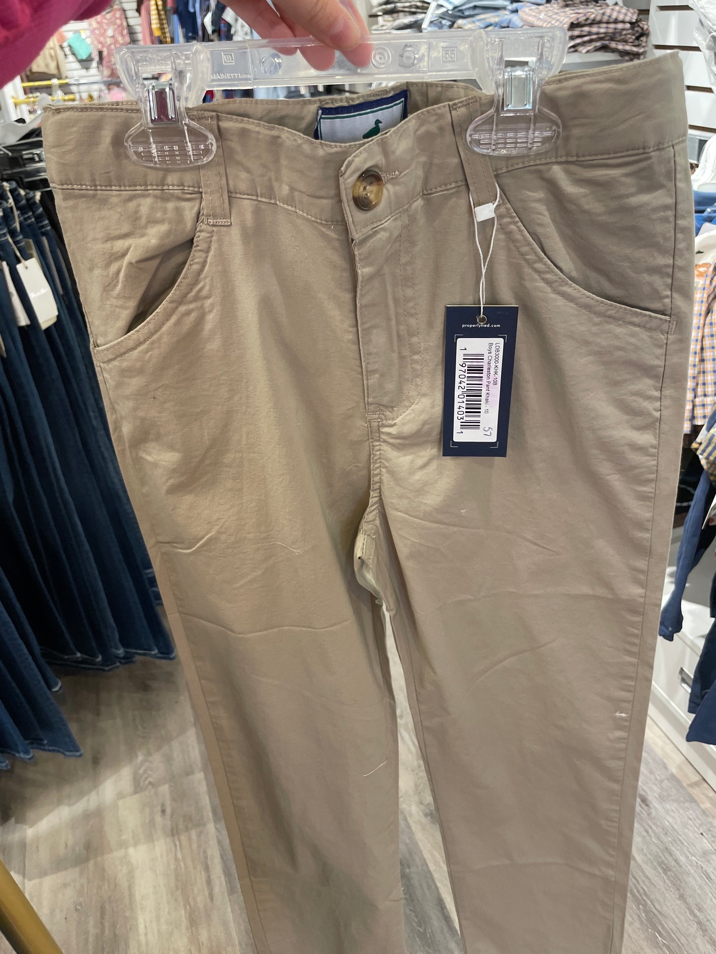 Boys Charleston Pant Khaki