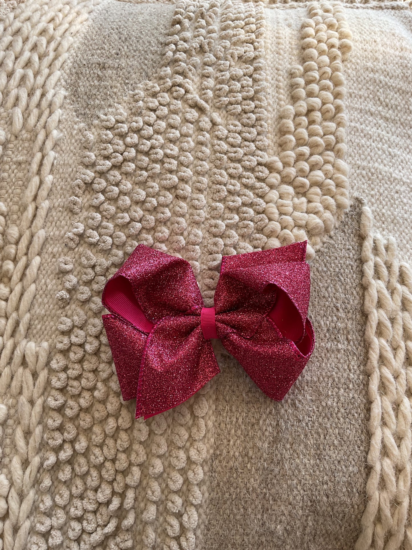 King Glitter Overlay Bows
