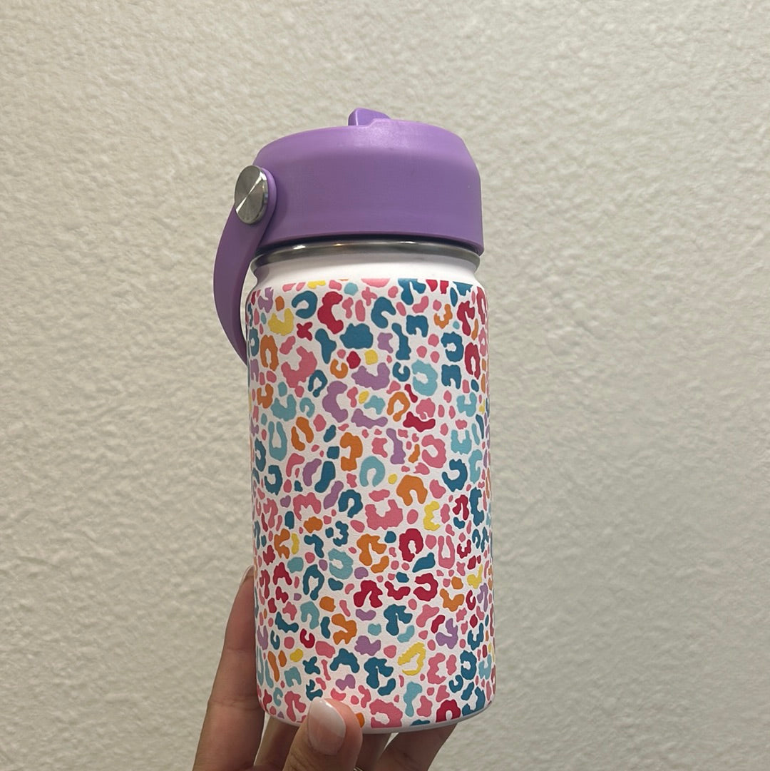 Kids 12oz bottle with a straw cap