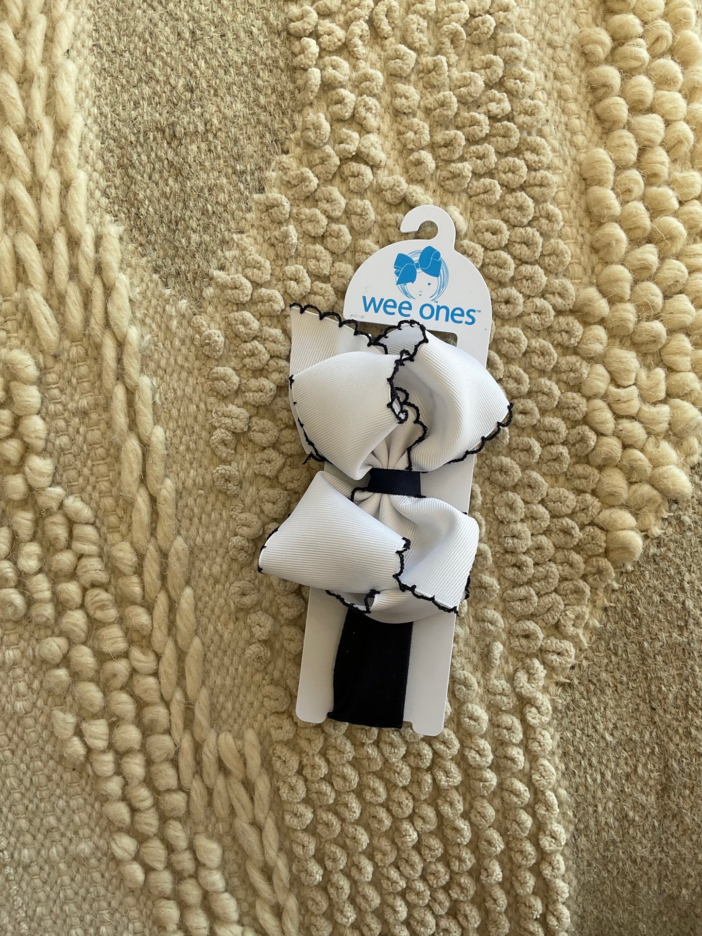 King Moonstitch Bow on Jersey Headband