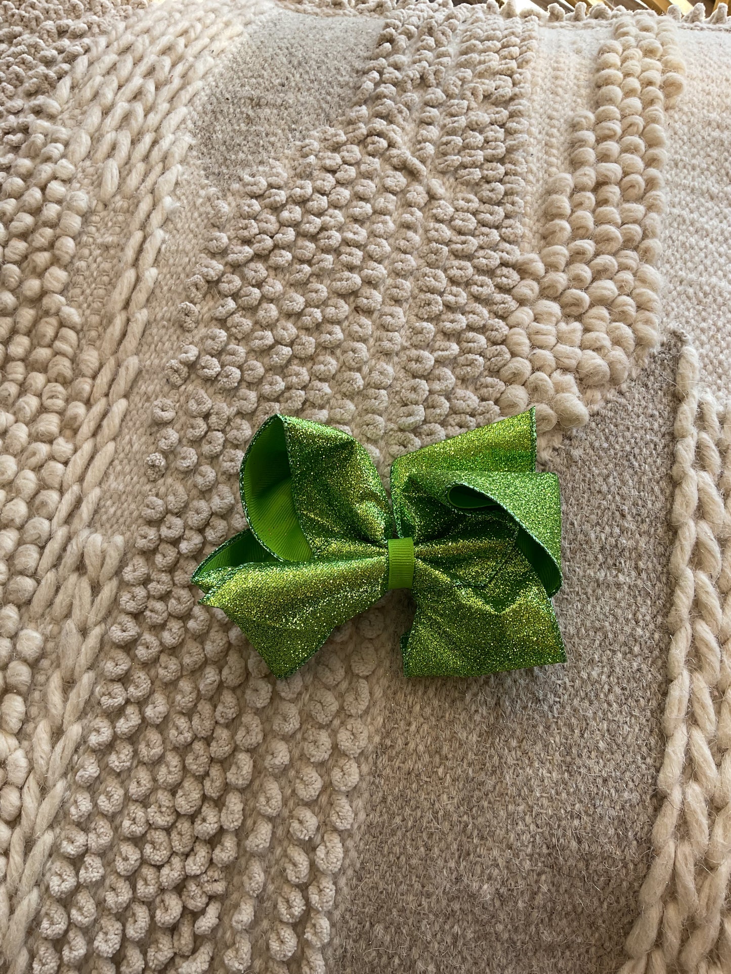 King Glitter Overlay Bows