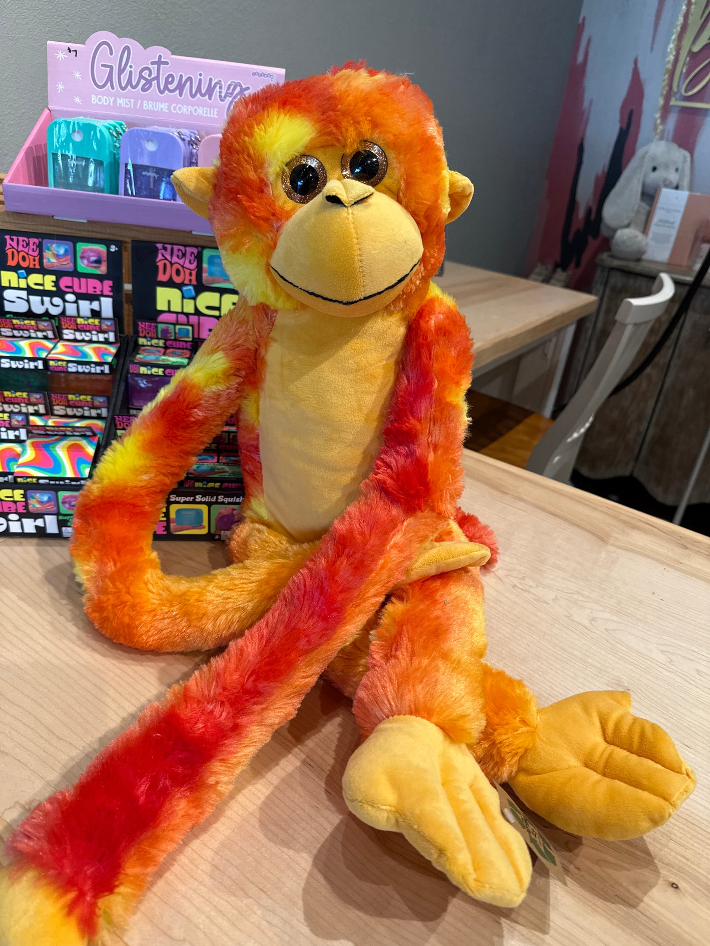 Tie Dye Jumbo Monkey