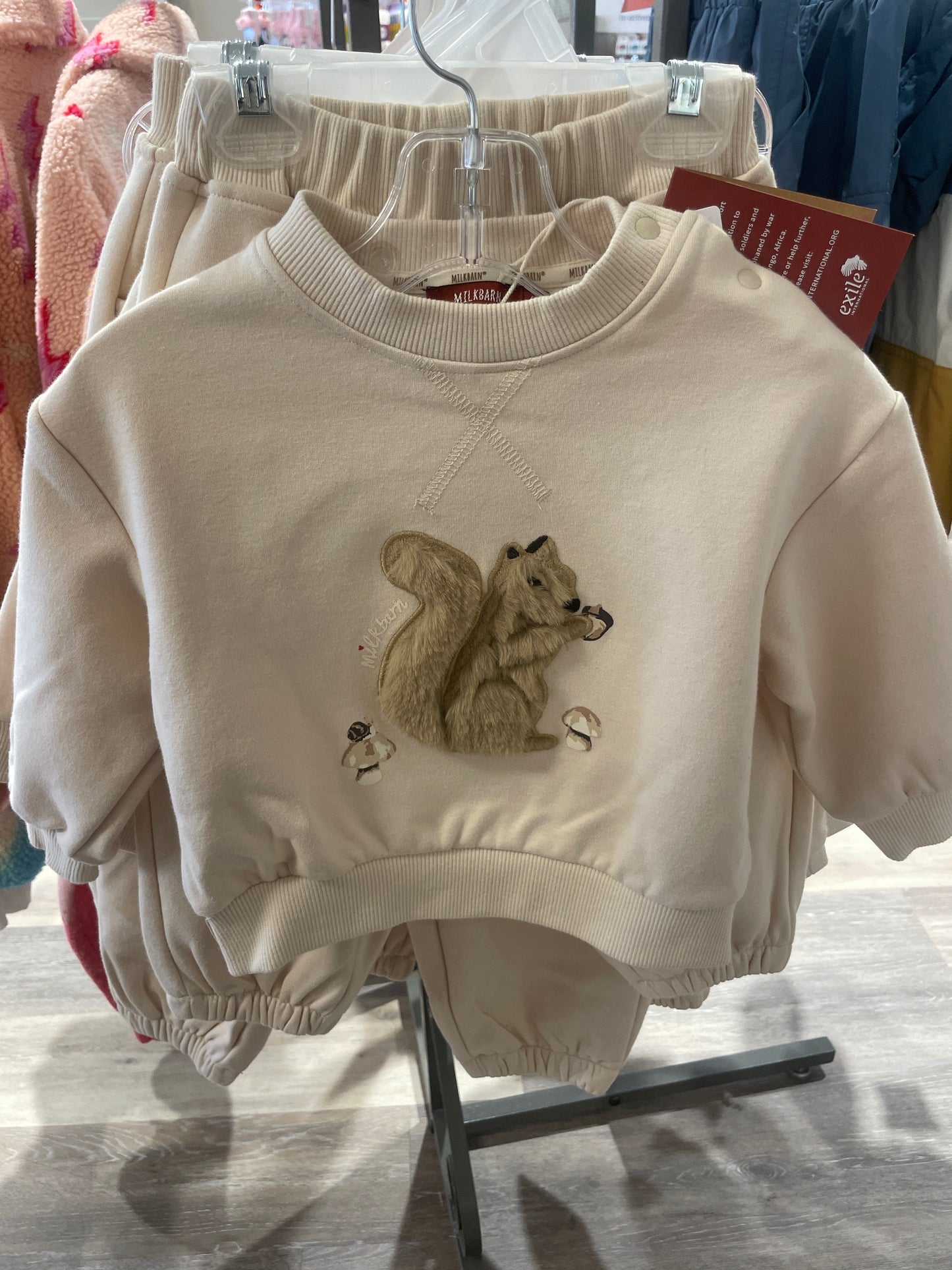 Cozy Cream Chipmunk Sweatshirt